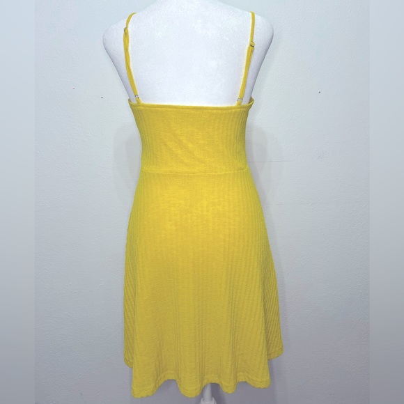 House Of Harlow Revolve Vibrant Yellow Raissa Mini Fit and‎ Flare Dress Sz Small - Picture 4 of 8